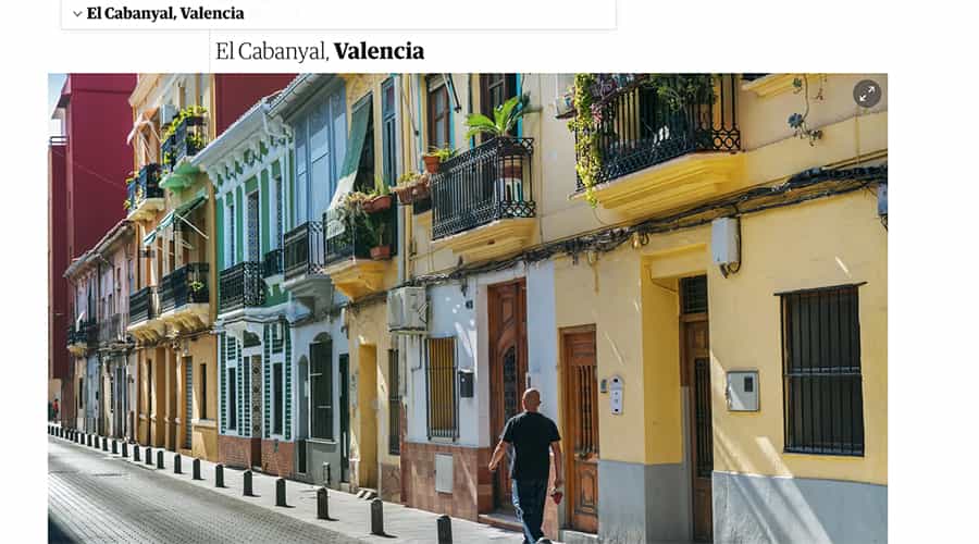 According to The Guardian, Cabanyal is one of the coolest neighbourhoods in the world.