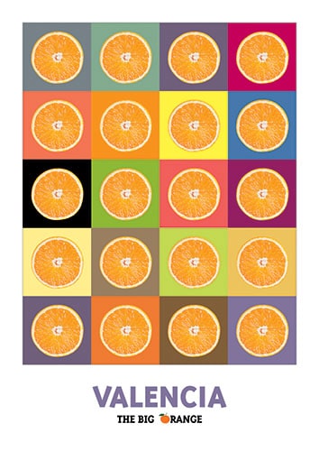 oranges Valencia poster