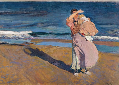 45.Pescadora con su hijo sorolla reproductions