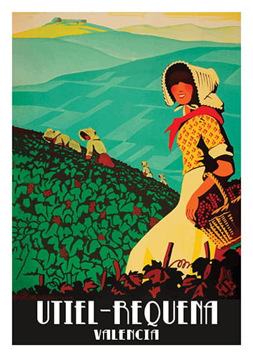 6011.Utiel-Requena valencia poster-min