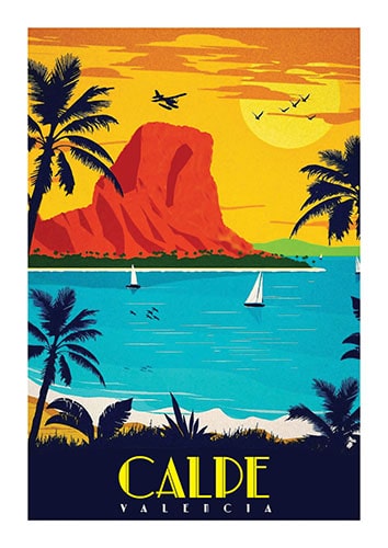 6016.Calpe valencia poster-min