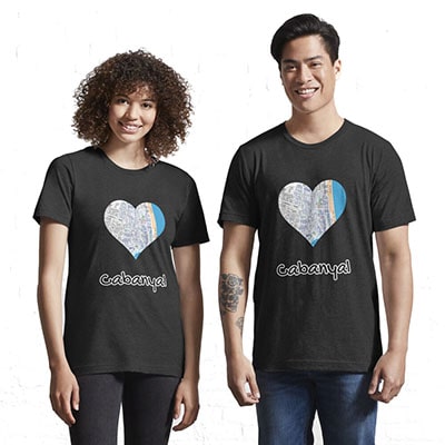 cabanyal map t-shirt